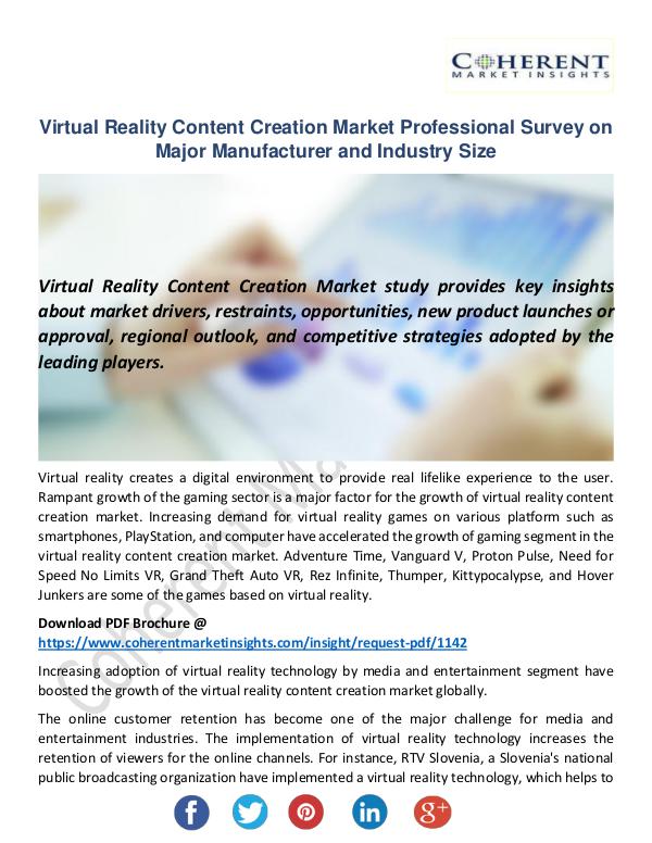 Christy Publications Virtual Reality Content Creation Market