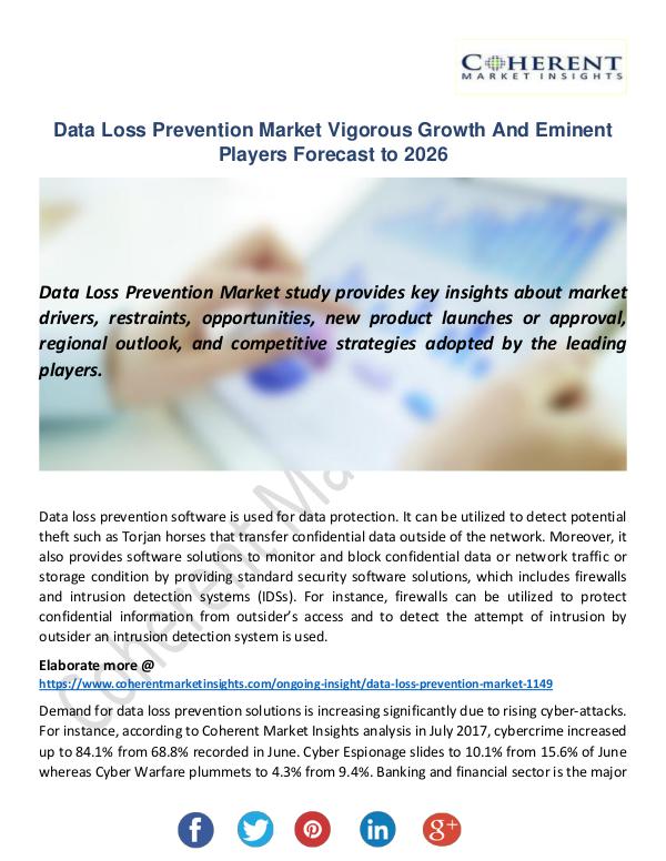 Christy Publications Data Loss Prevention Market