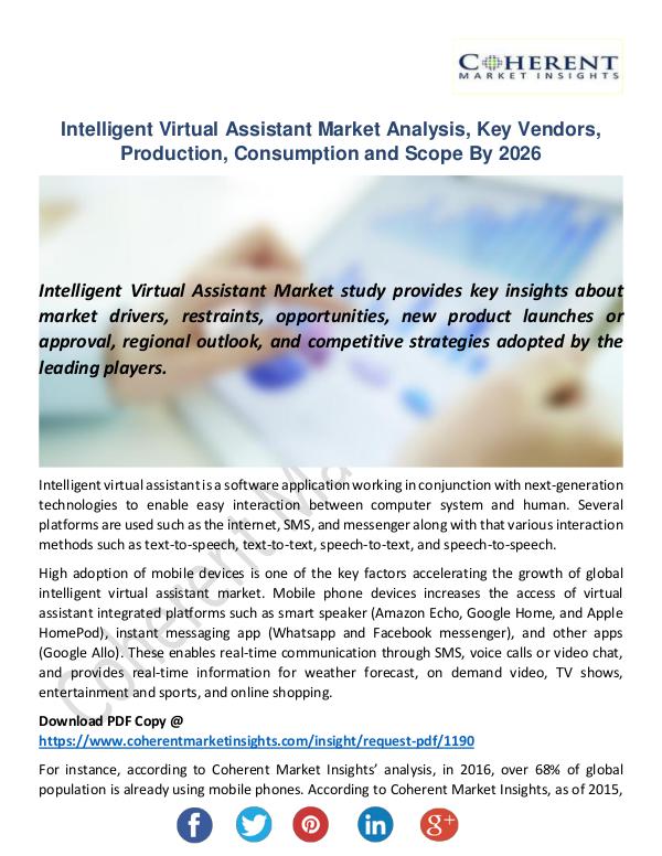 Christy Publications Intelligent Virtual Assistant Market