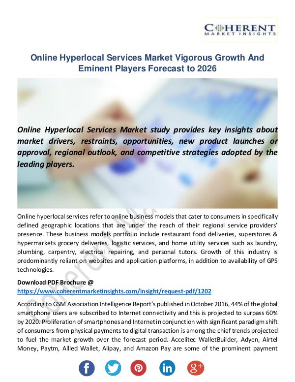 Online Hyperlocal Services Market