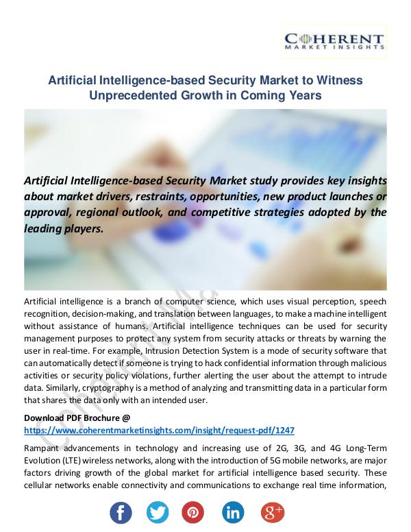 Artificial Intelligence-based Security Market