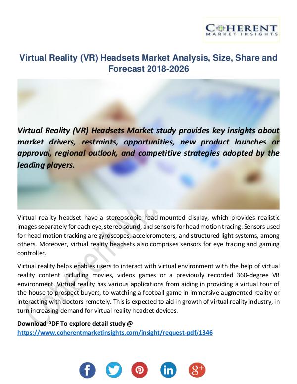 Christy Publications Virtual Reality (VR) Headsets Market