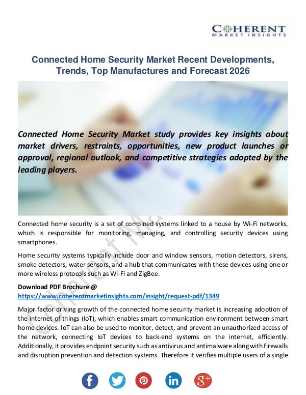Christy Publications Connected Home Security Market