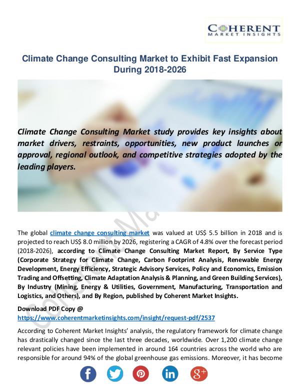 Christy Publications Climate Change Consulting Market