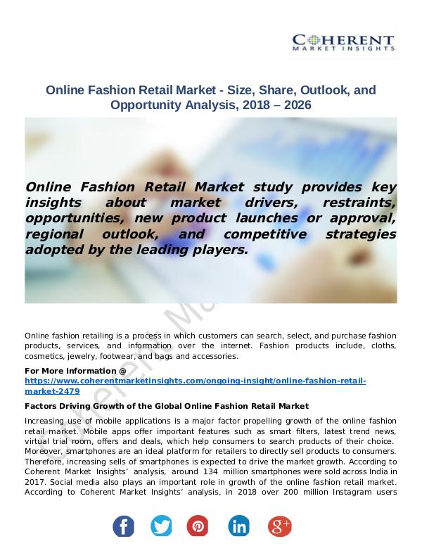 Christy Publications Online Fashion Retail Market