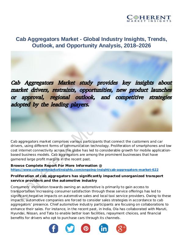 Christy Publications Cab Aggregators Market