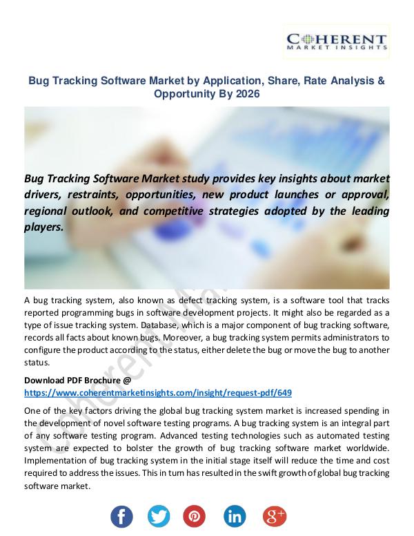 Christy Publications Bug Tracking Software Market