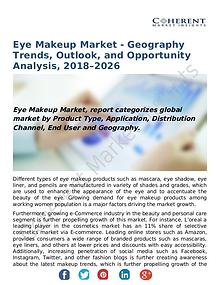 Eye Makeup Market - Geography Trends, Outlook, and Opportunity Analys