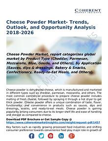 Cheese Powder Market- Trends, Outlook, and Opportunity Analysis 2018-