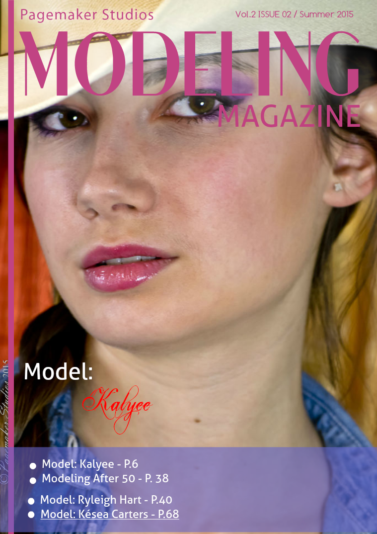 Pagemaker Studios Modeling Magazine Summer Issue 2015