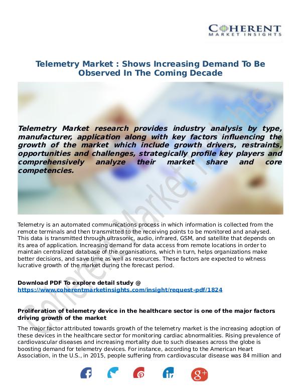 Techno World Telemetry-Market