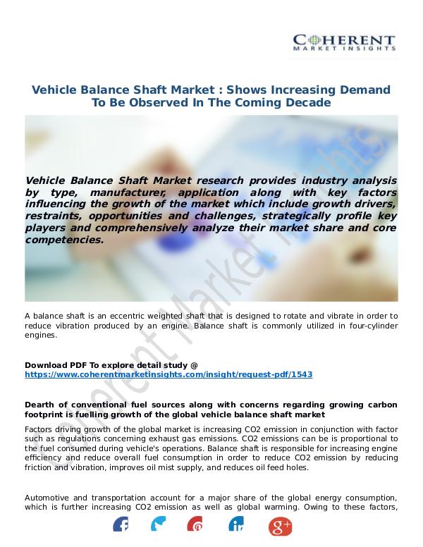 Vehicle-Balance-Shaft-Market