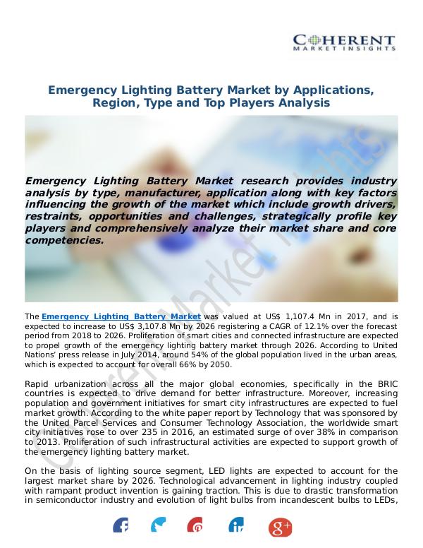 Techno World Emergency-Lighting-Battery-Market