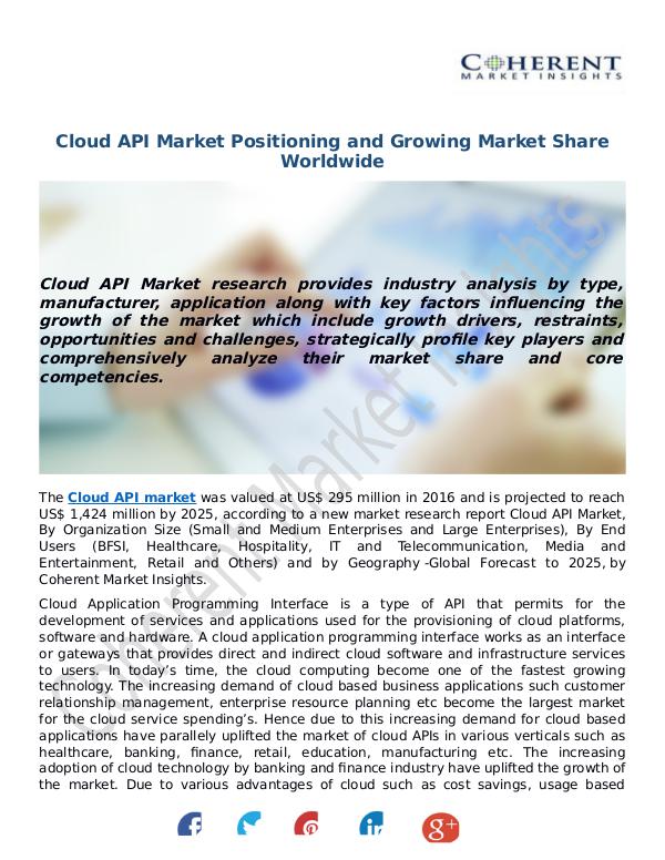 Techno World Cloud-API-Market