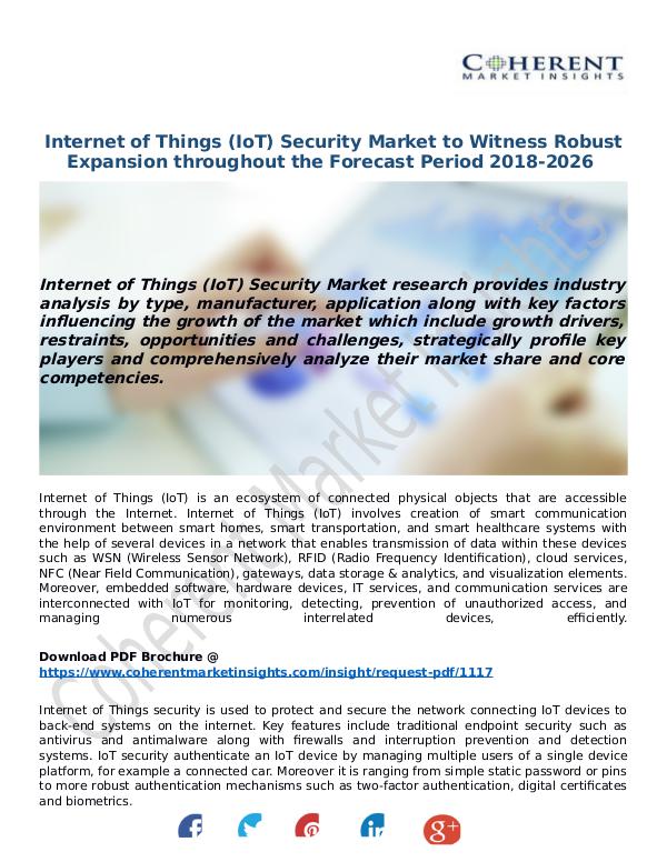 Techno World Internet-of-Things-Security-Market
