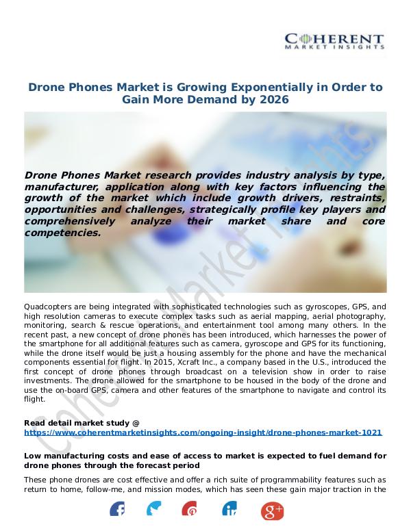 Techno World Drone-Phones-Market