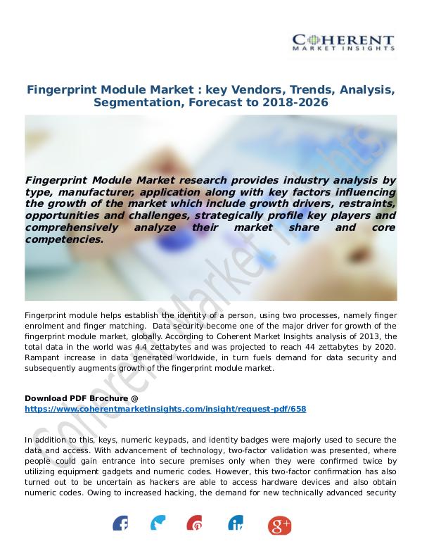 Techno World Fingerprint-Module-Market