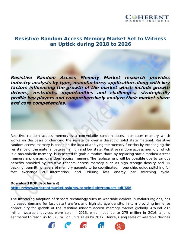 Techno World Resistive-Random-Access-Memory-Market