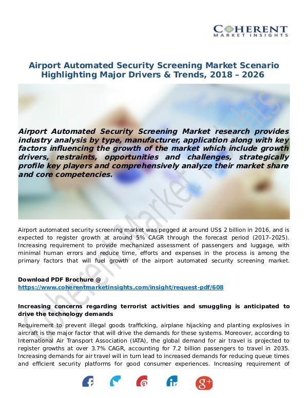 Techno World Airport-Automated-Security-Screening-Market