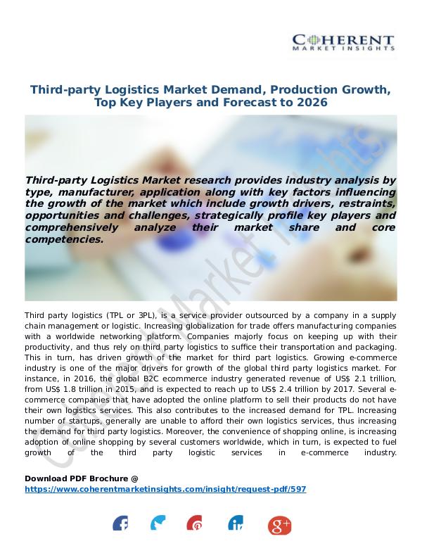 Techno World Third-party-Logistics-Market
