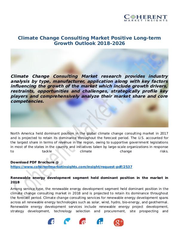 Techno World Climate-Change-Consulting-Market