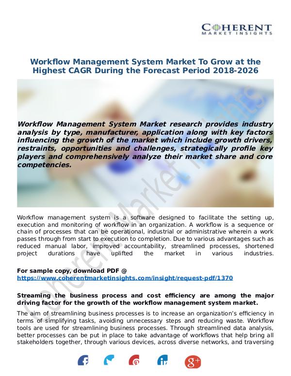 Techno World Workflow-Management-System-Market