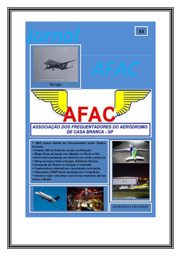 Jornal Digital AFAC - Edição 33 Edição 33