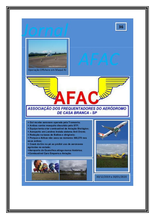 Jornal Digital AFAC - Edição 33 36 Edição