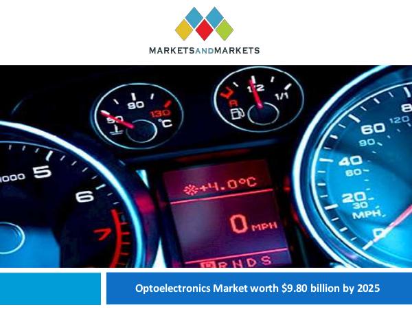 Automotive Market Revenue, Trends, Growth, Technologies, CAGR Optoelectronics Market