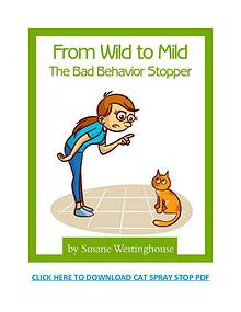 Cat Spray Stop PDF, Reviews and Book Download