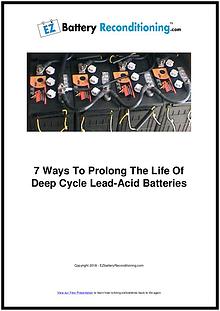 EZ Battery Reconditioning PDF Download, Course, Book Reviews