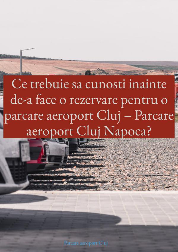 Parcare Aeroport Cluj Parcare aeroport Cluj Napoca