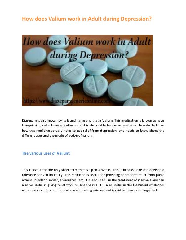 How does Valium work in Adult during Depression? How-does-Valium-work-in-Adult-during-Depression