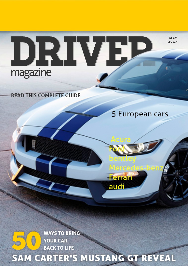 Mi primera revista Driver magazine