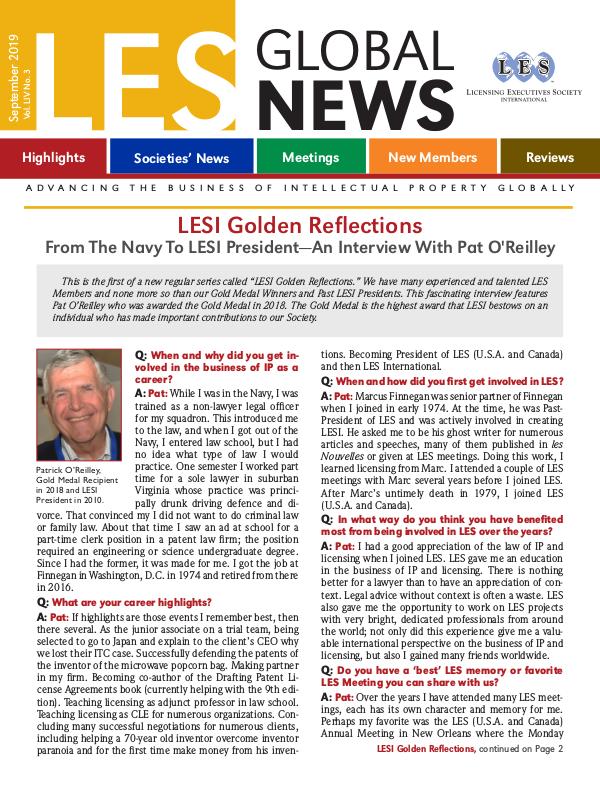 LES Global News September 2019 Preview Version