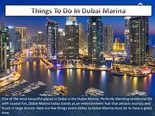 25 Things To Do Around Dubai Marina