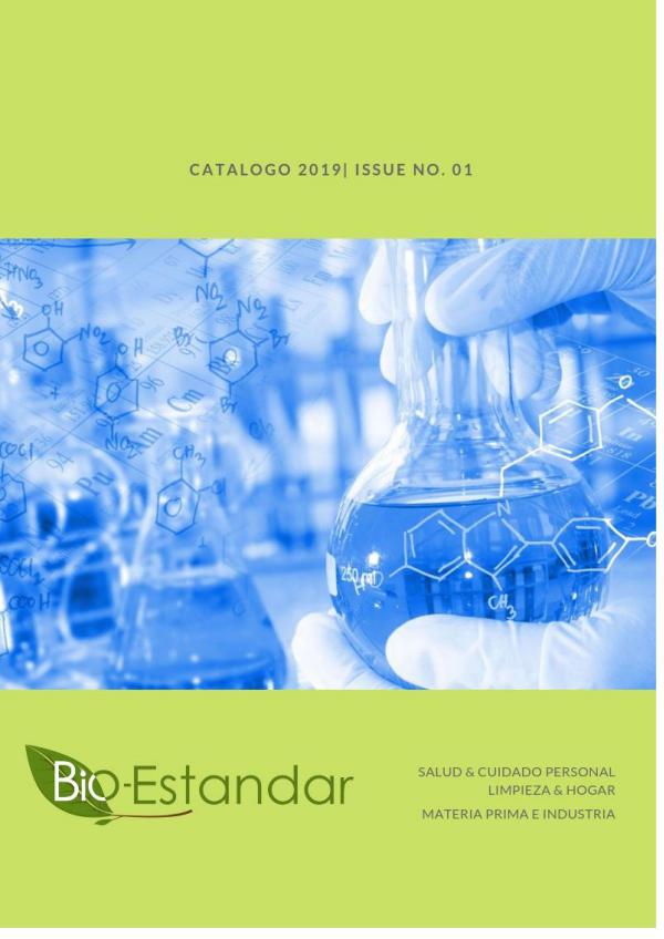 Catalogo 2019 Catalogo de productos BIO ESTANDAR