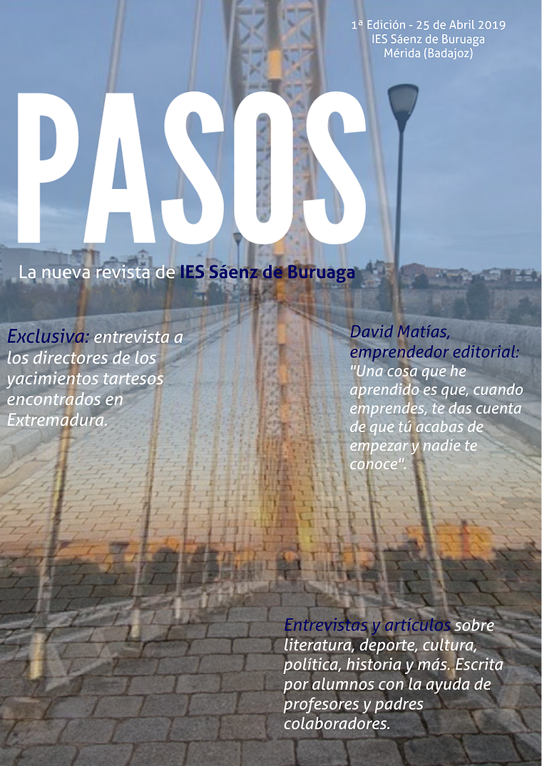 PASOS. Revista digital del IES Sáenz de Buruaga. Nº 1. Abril de 2019.