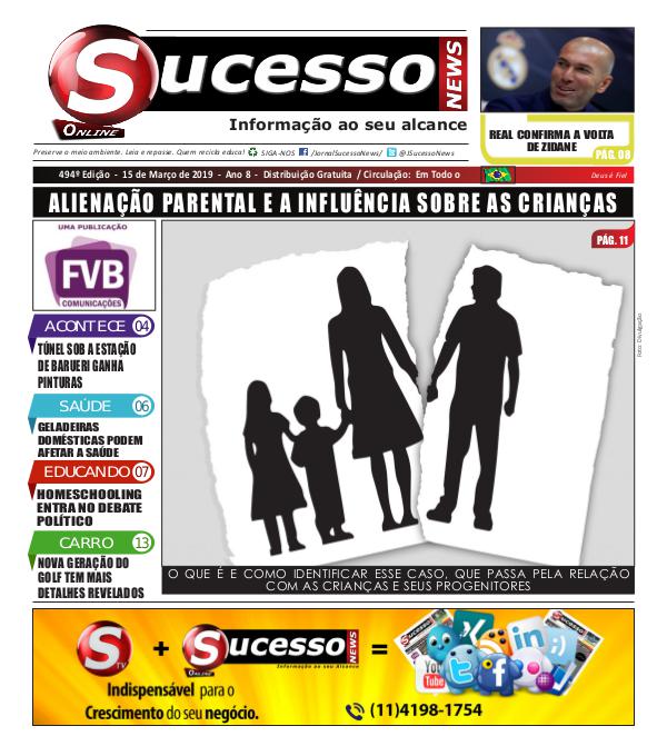 Jornal Sucesso News Jornal Sucesso News - Edição - 494 ONLINE