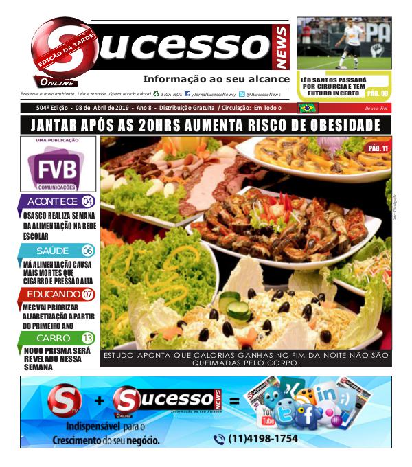 Jornal Sucesso News Jornal Sucesso News - Edição - 504 ONLINE