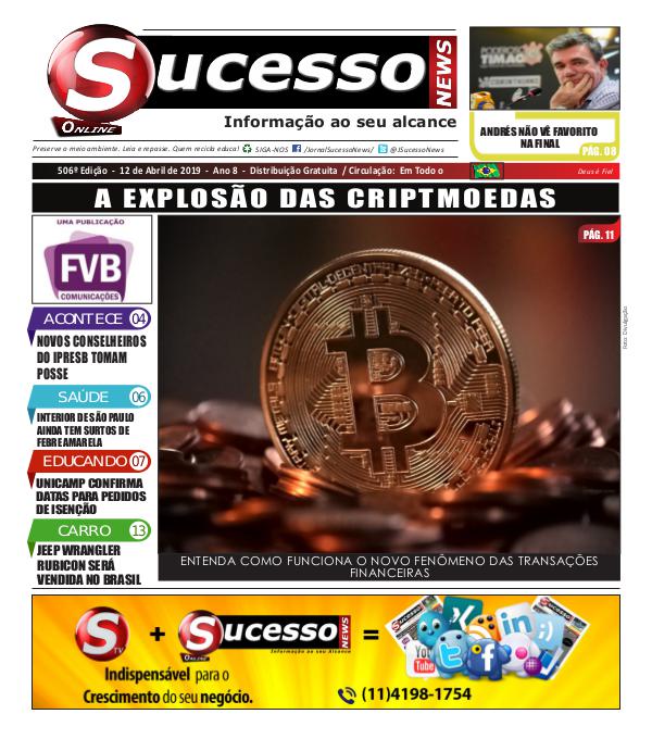 Jornal Sucesso News Jornal Sucesso News - Edição - 506 ONLINE