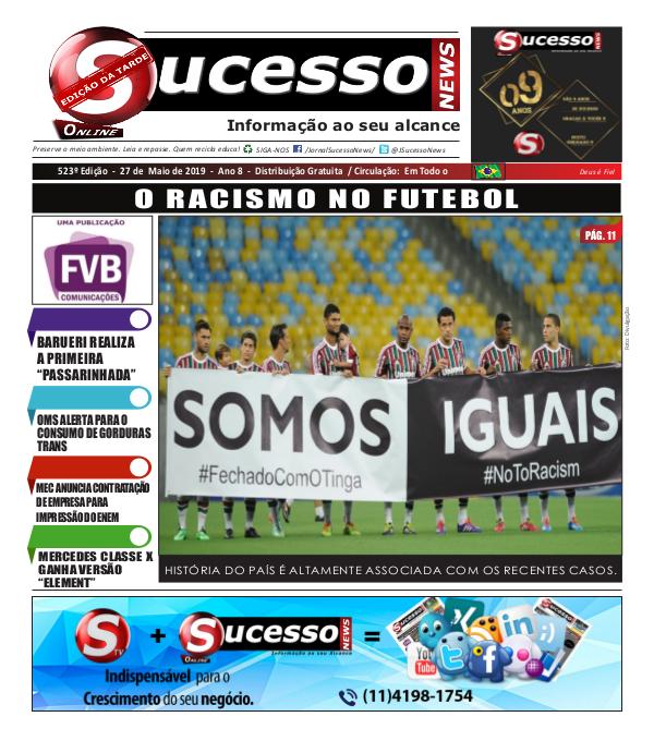 Jornal Sucesso News Jornal Sucesso News - Edição - 523 ONLINE