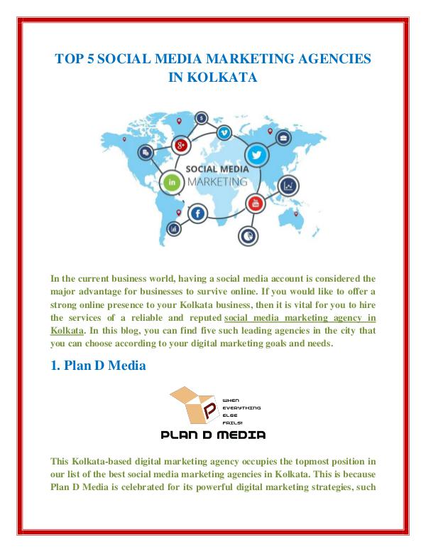 Top 5 Social Media Marketing Agencies In Kolkata Top_5_Social_Media_Marketing_Agencies_In_Kolkata.P