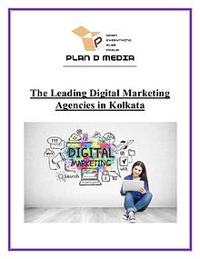 The Leading Digital Marketing Agencies in Kolkata