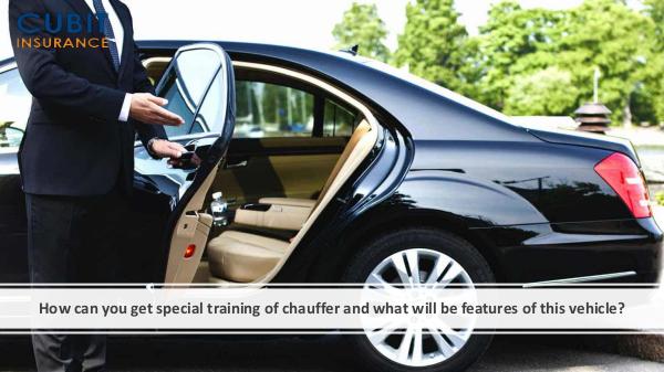 How can you get special training of chauffer and w