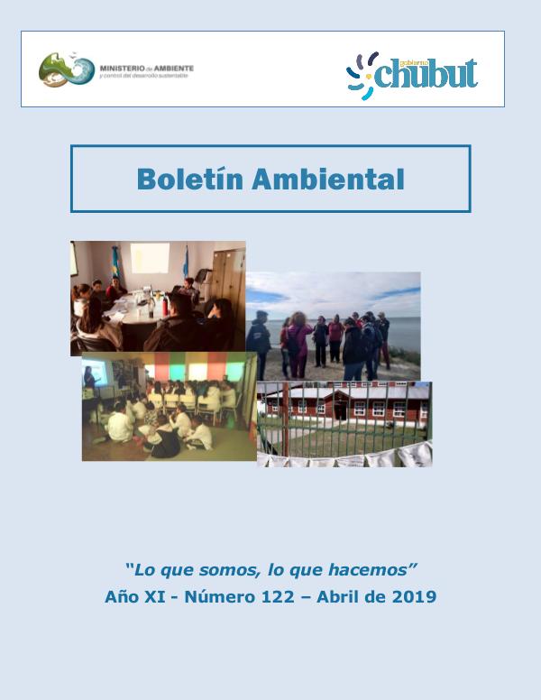 Boletín Ambiental N° 122 – Abril 2019 Boletin 122 Abr 19