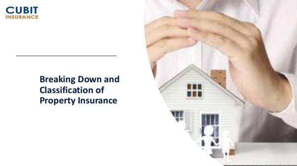 Breaking Down and Classification of Property Insurance Breaking Down and Classification of Property Insur