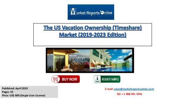 US Timeshare Market 2019-2023 Edition Report April 2019