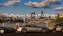 How can you protect yourself as a PCO car driver?