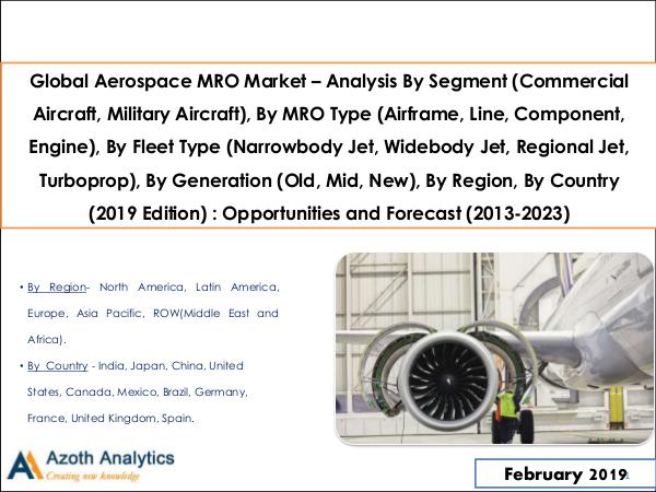 Global Aerospace MRO Market Forecast (2013-2023) Global MRO Market